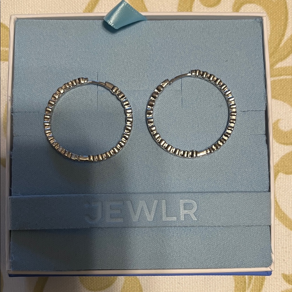 Silver Hoop Earrings